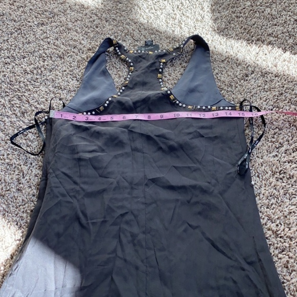 Aryn k women’s XS Silk beaded dress - Picture 7 of 8